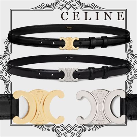 celine belt triomphe small|Celine triomphe belt sale.